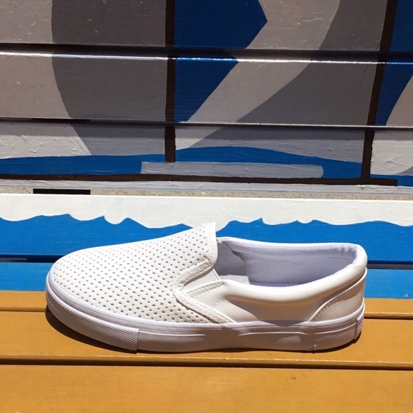 RELISTED UNDER FLATS & LOAFERS Perforated Slip-On Sneakers - Picture 11 of 12